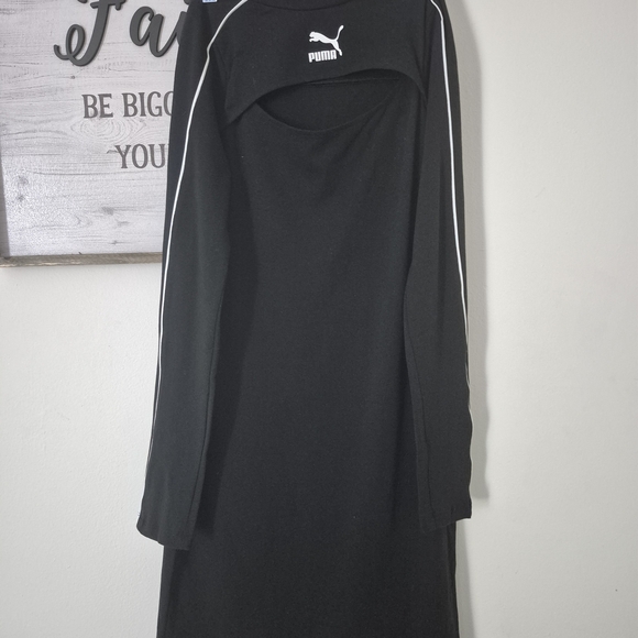 Puma Dresses & Skirts - Puma Black Long Sleeve Dress